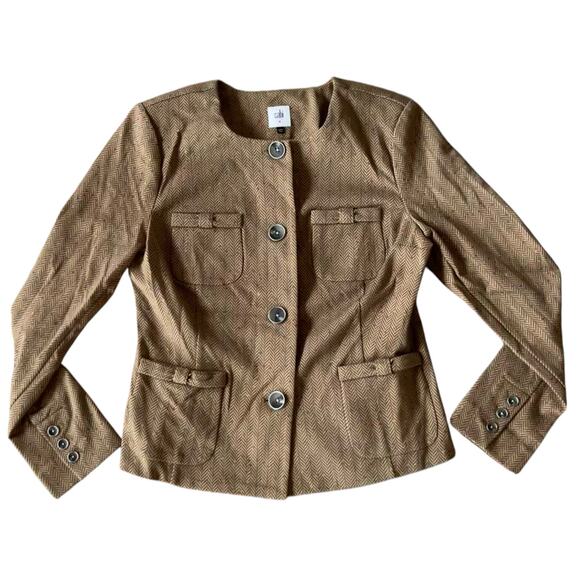 Cabi Penny Herringbone Blazer Cropped - Picture 8 of 10